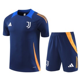 Virallinen pelipaita Juventus Pre-Match 2024-25 Lyhythihainen Laivaston - Lasten ( + Lyhyet housut )